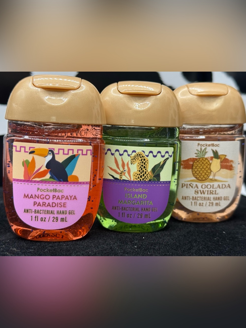 Bath & Body Works 3 Tropical PocketBac Hand Sanitizers